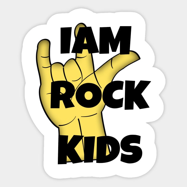 iam rockstar kids Sticker by suwalow